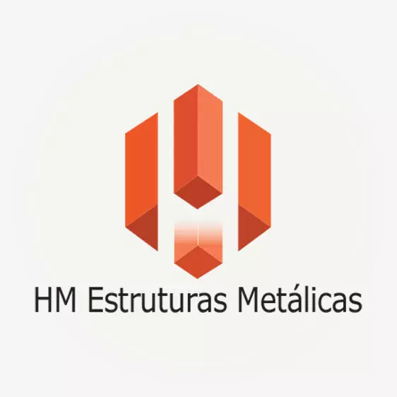 Logotipo HM Estruturas Metálicas