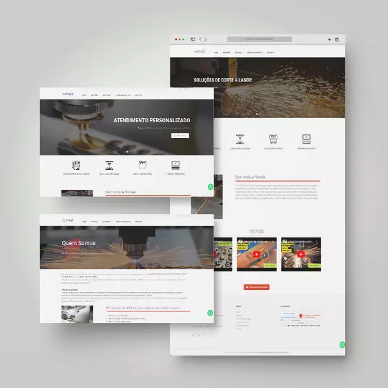 Website Nortele Corte a Laser