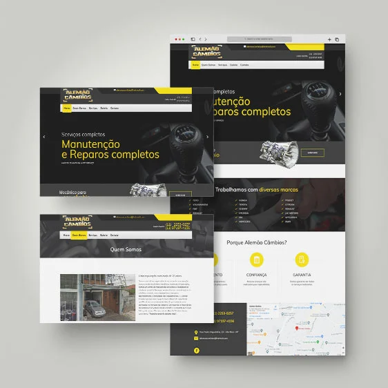 Site Institucional Alemão Câmbios